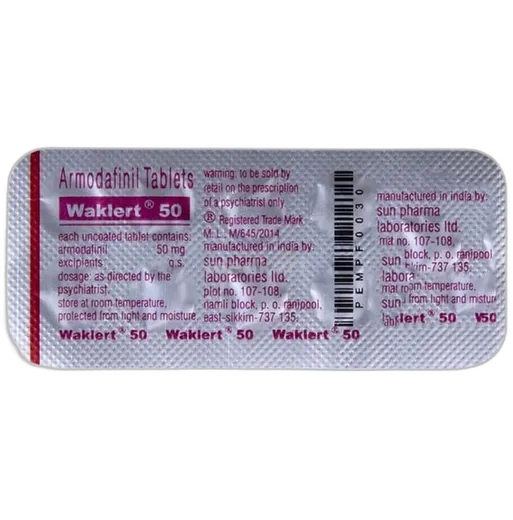 waklert 50mg tablet 10's